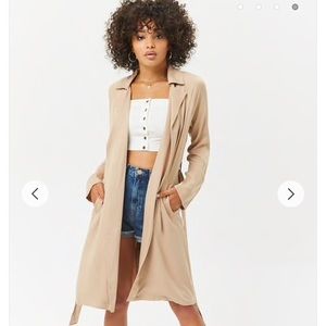 Forever 21 Tan Duster Jacket